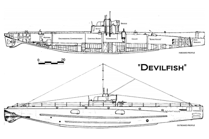 Devilfish plan view
